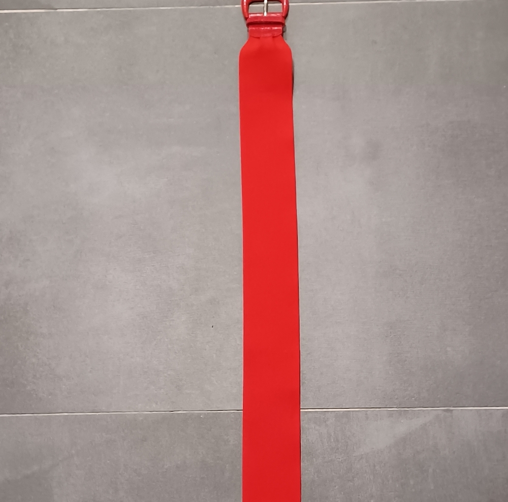 Style& Co. -Vibrant Red Belt for a Bold Statement